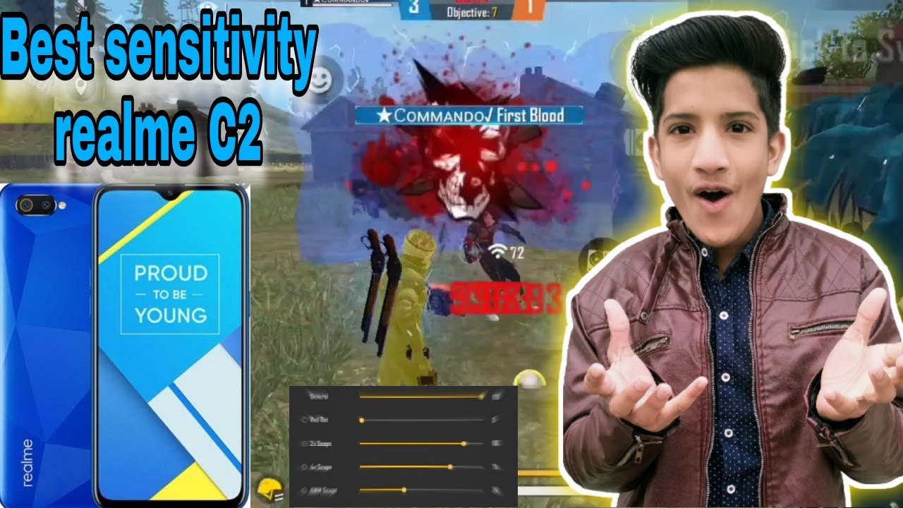 Realme C2 free fire sensitivity | best dpi setting realme C2 | free fire senstivity