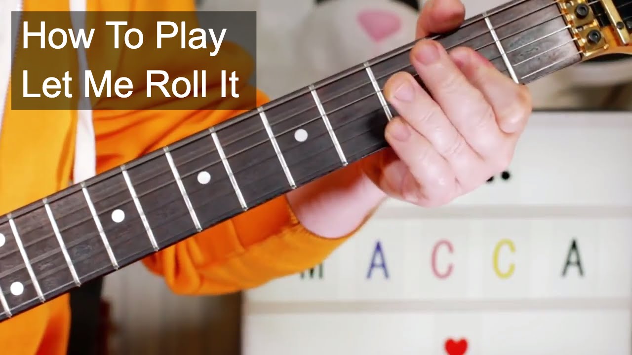 'Let Me Roll It' Paul McCartney & Wings Guitar Lesson