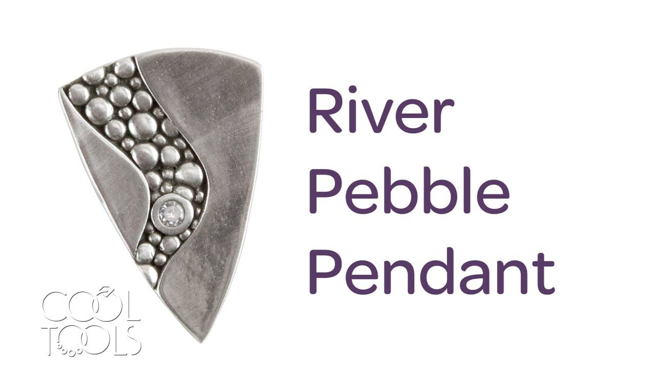 Cool Tools | River Pebble Pendant using EZ960 Sterling Silver Clay with Karen Trexler