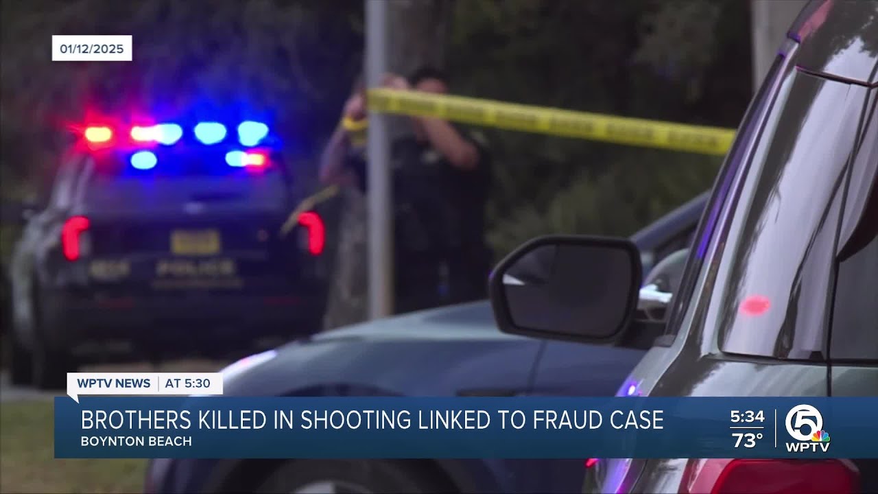 Brothers killed in Boynton Beach shooting linked to fraud case