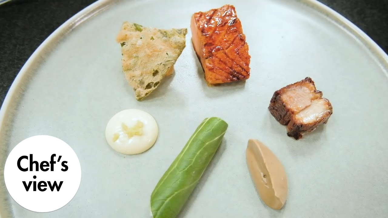 Sat Bains: Organic Salmon with Condiments | Chef Recipe