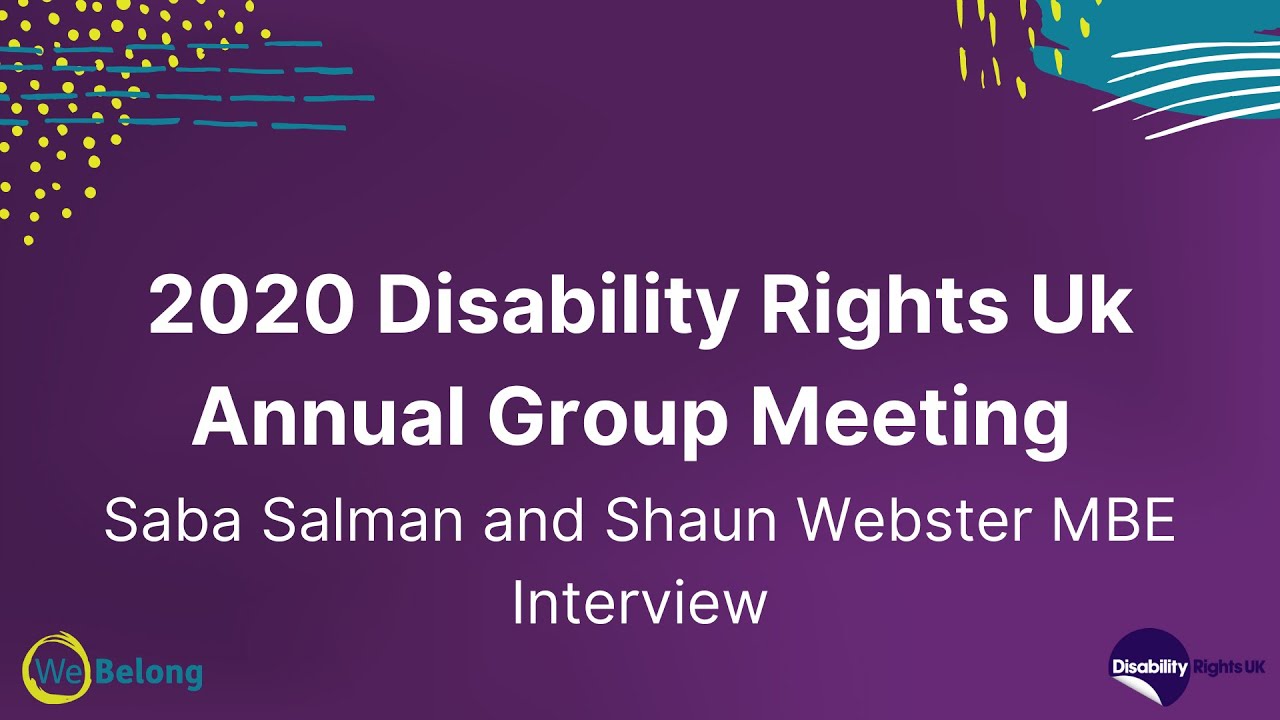 DR UK 2020 conference 3 - Interview with Saba Salman and Shaun Webster