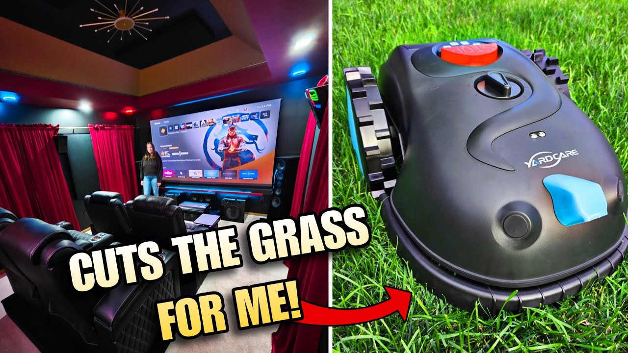 PERFECT COMPANION FOR PEOPLE WHO NEED MORE GAMING TIME!? - YARDCARE V100 Robotic Lawn Mower REVIEW