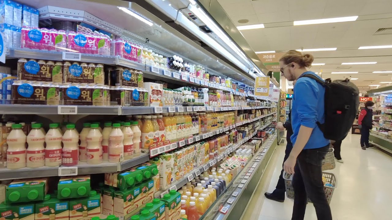 EMART Yongsan IPARK Mall - Korean Supermarket Tour in Seoul | Shopping in Korea