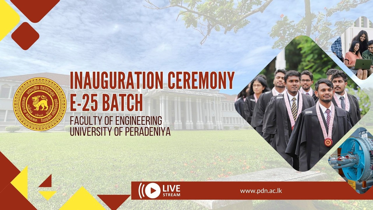 Inauguration Ceremony, E-25 Batch, Faculty of Engineering