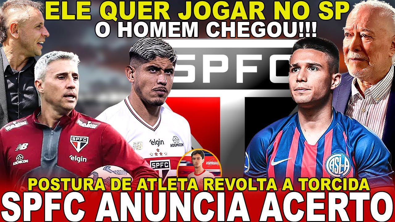 ELE CHEGOU!!! SPFC ANUNCIA NOVO DIRETOR! VENDA OFICIALIZADA | RAFINHA CUTUCA CRESPO | JULIAN ACEITA