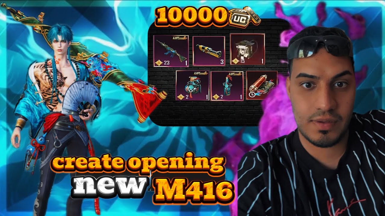 کریت اوپنینگ m416 جدید 😍😱 / Create opening new M416