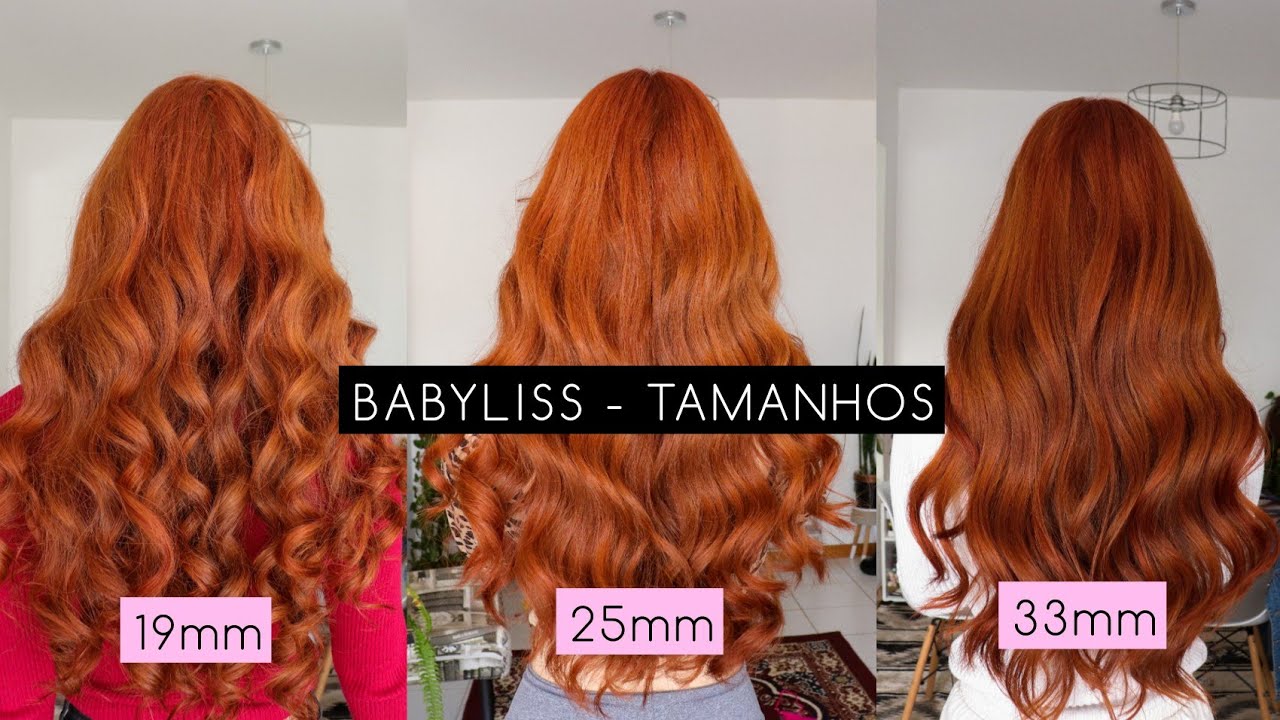 BABYLISS: COMPARANDO TAMANHOS DE MODELADOR DE CACHOS