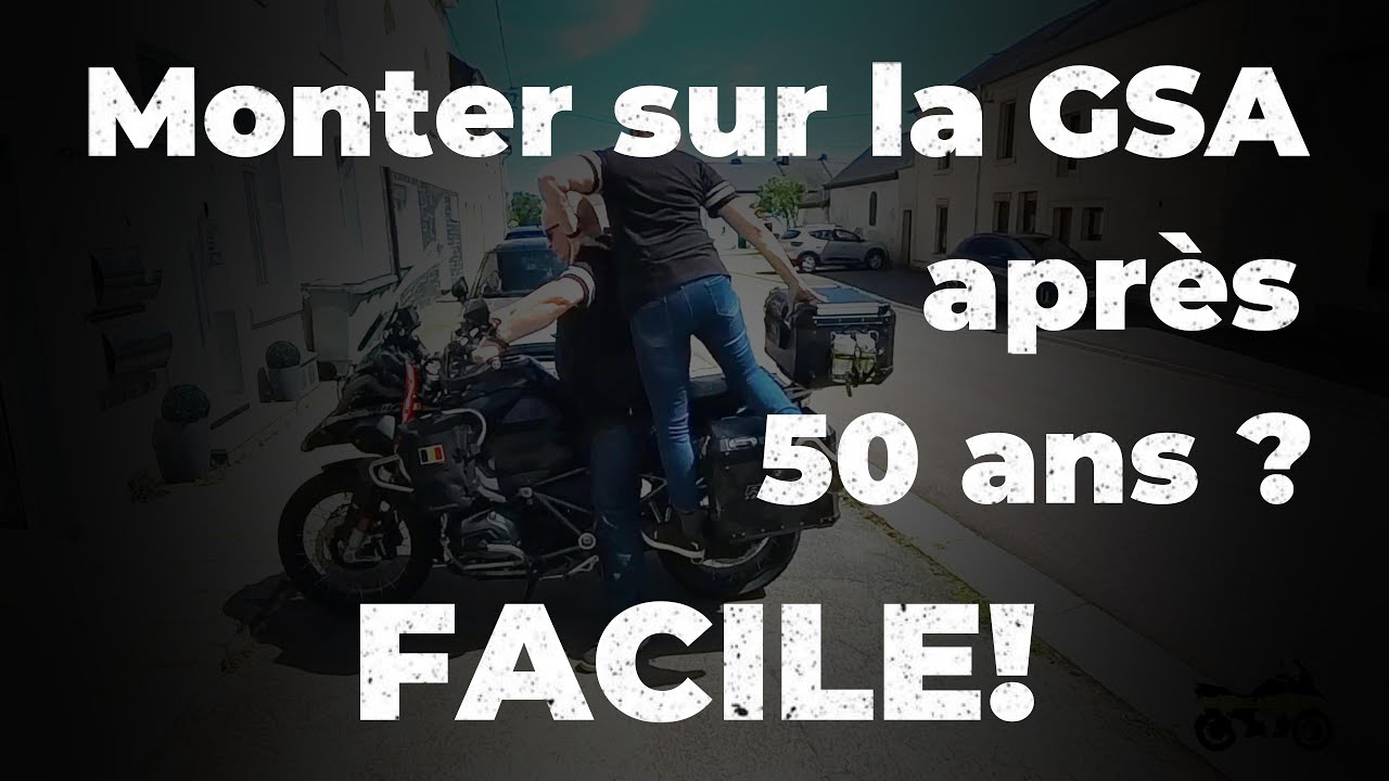 Monter sur une BMW GS Adventure ( ou autres) après 50 ans – Les méthodes simples pour passagères !
