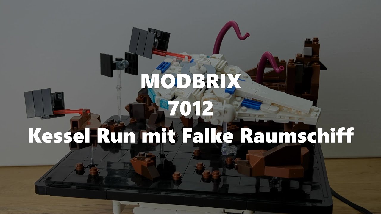 JUST SHOW - MODBRIX - 7012 -  Kessel Run mit Falke Raumschiff