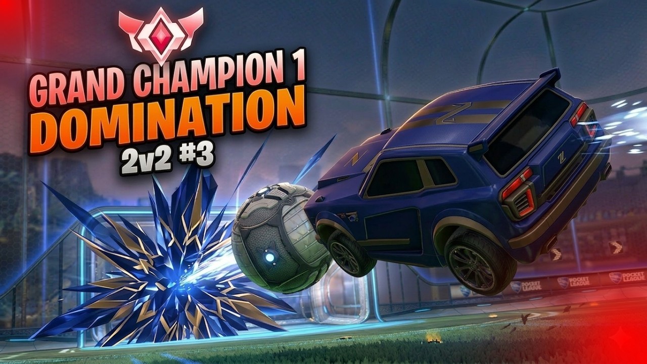 Rocket League - Rank Up Champion 3 ➔ Grand Champion 1 - 2v2 Gameplay (No Commentary) #3