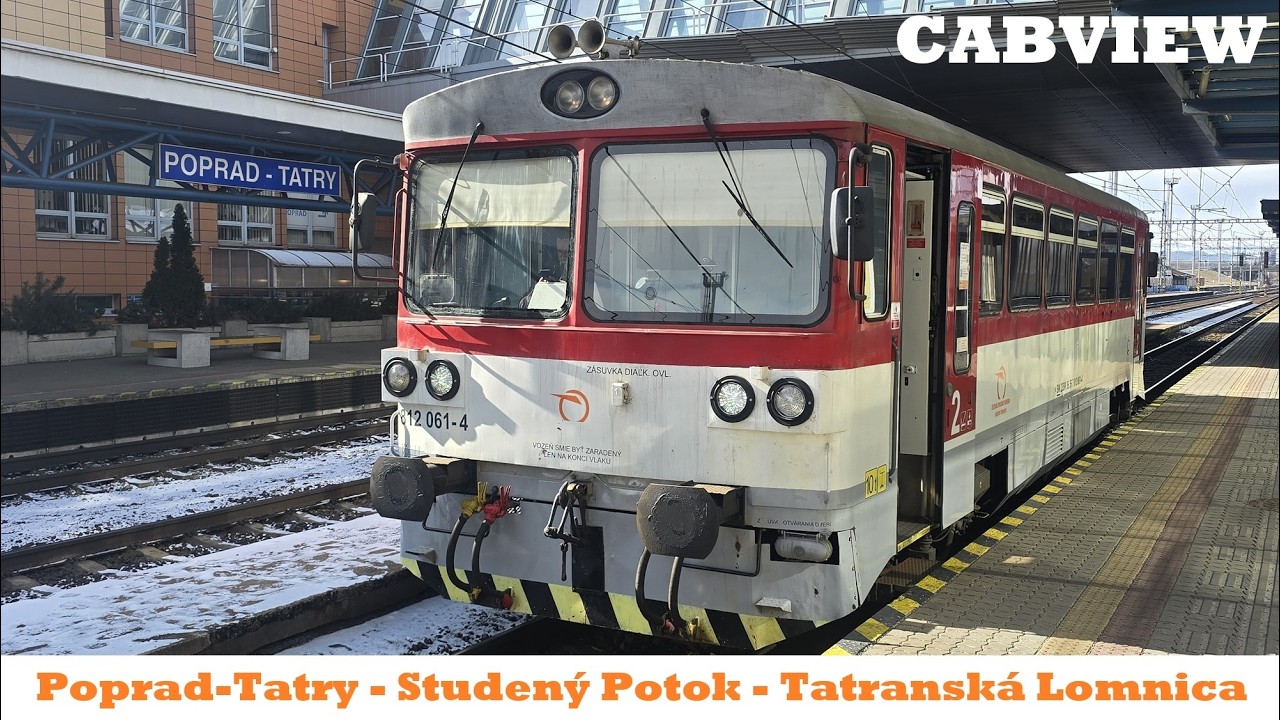 CABVIEW 185 : Poprad-Tarty - Studený Potok - Tatranská Lomnica