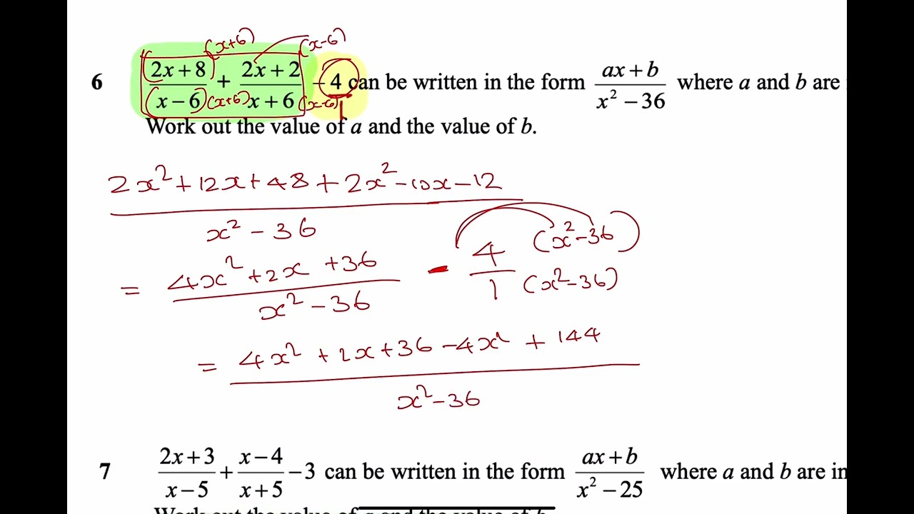 Algebraic Fraction 