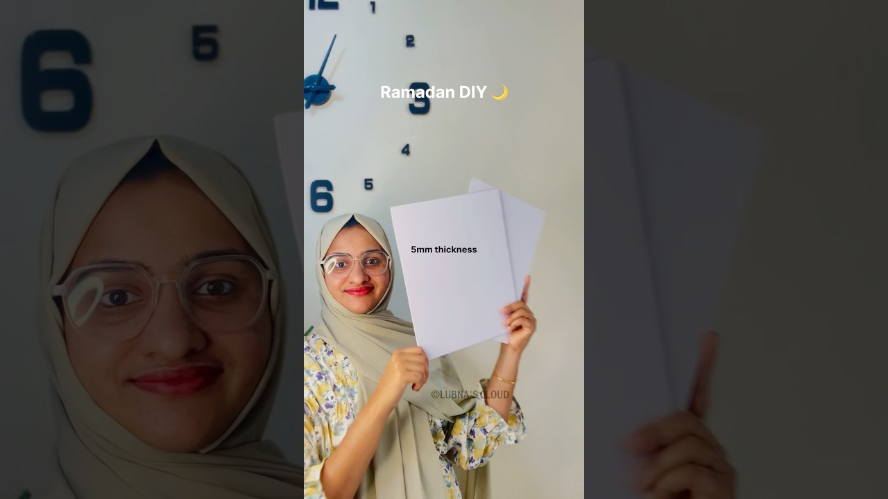 Ramadan DIY🌙🕌🥰🥰| Ramadan Decorations #craftgallery #ramadandiy #ramadancraft #diy