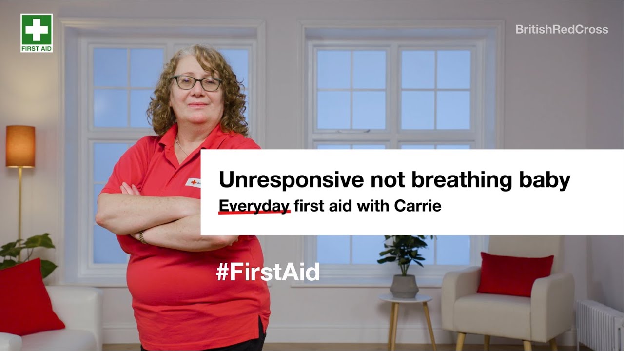 Baby first aid: Unresponsive not breathing baby key steps