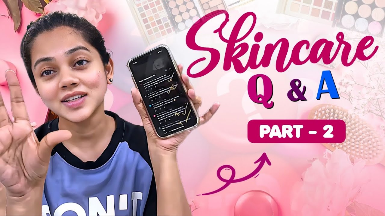 Skincare Q&A part-2😍|september| anithasampathvlogs💜