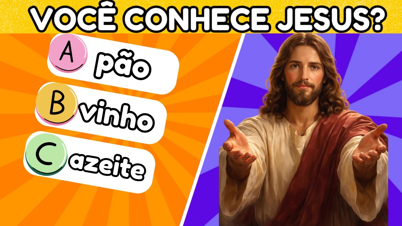 você conhece JESUS? QUIZ bíblico