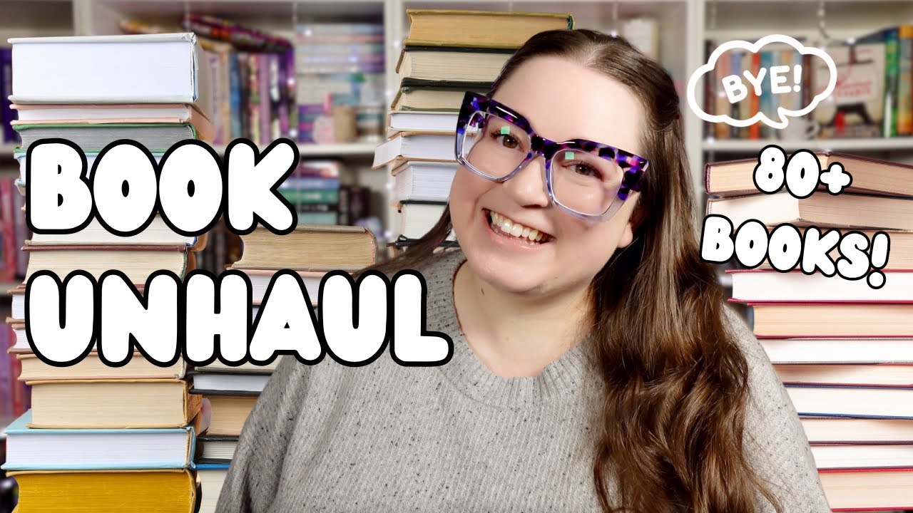 Massive Book Unhaul | saying bye to 80+ books!