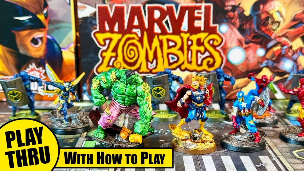 MARVEL ZOMBIES Board Game Playthrough