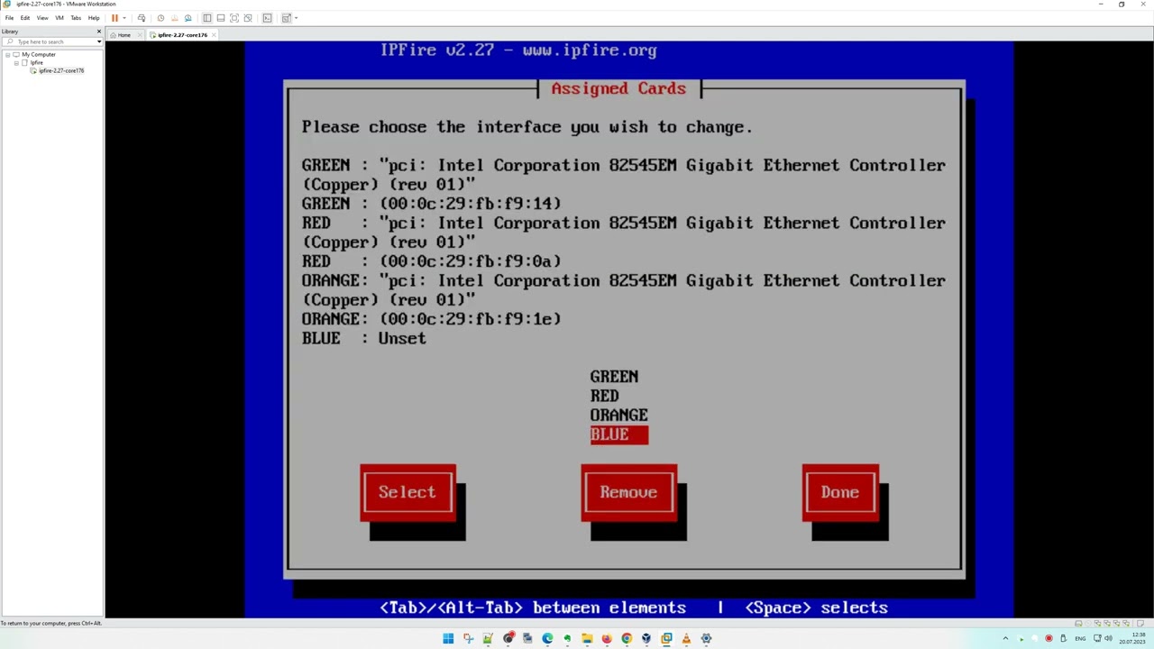 Установка и настройка IPFire 2.27
