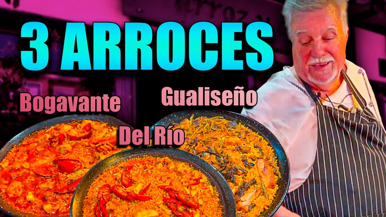 3 ARROCES PARA CHUPARSE LOS DEDOS (BOGAVANTE, GUALISE&Ntilde;O Y DEL R&Iacute;O)