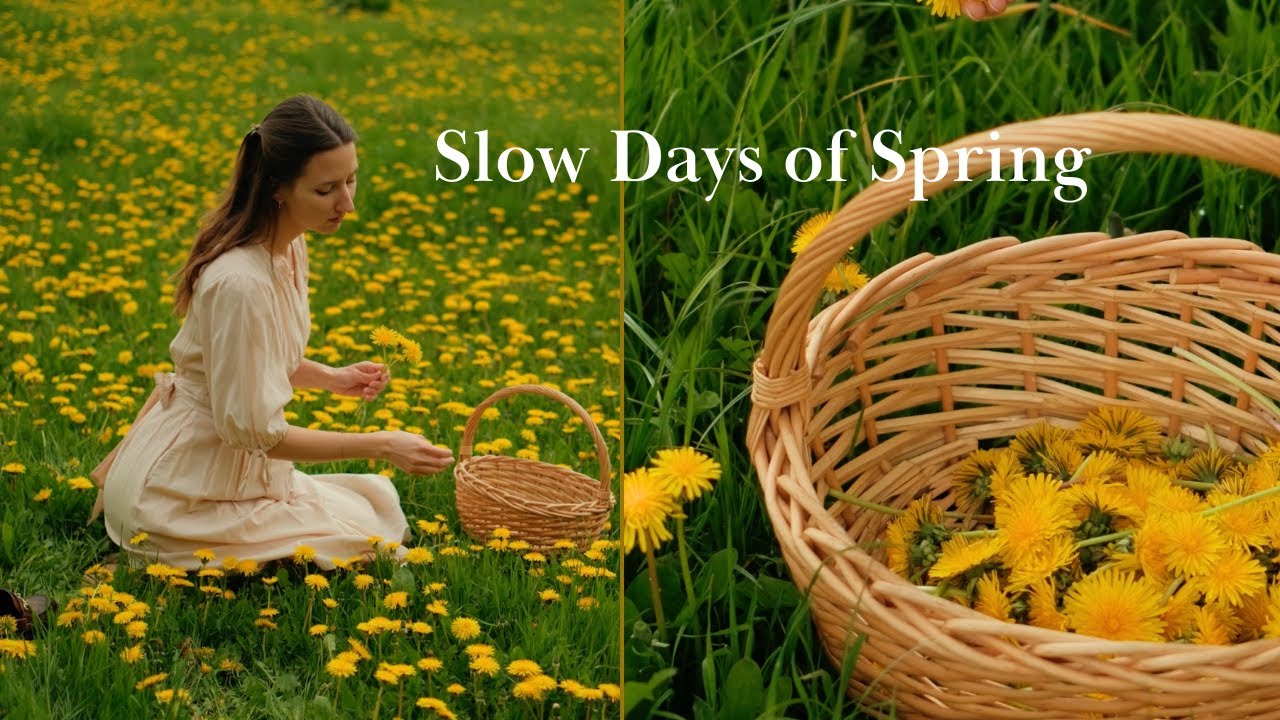 Beauty of An Ordinary Life | Slow Living in English Countryside in Spring | Dandelion Honey Syrup