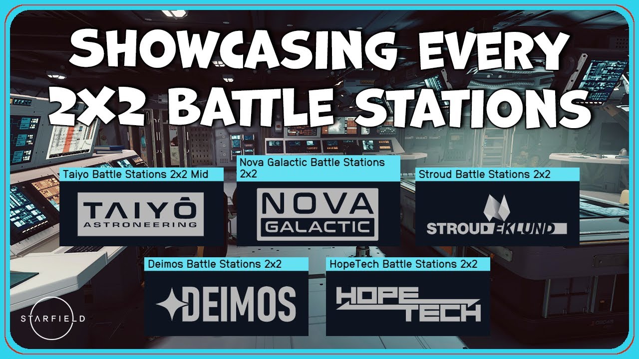 Interior Tours of Every 2x2 Battle Station Hab in Starfield