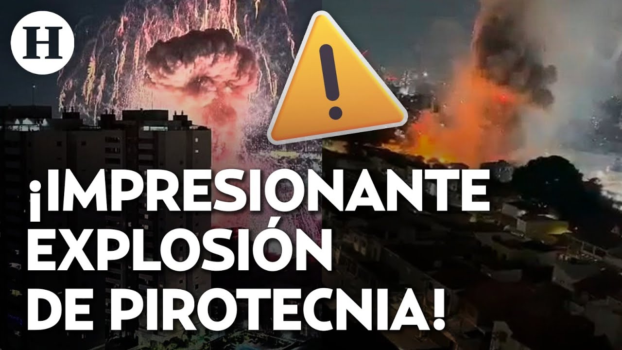 ¡Estallido brutal en Sao Paulo! Explosión en almacén de pirotecnia deja un muerto y 10 heridos