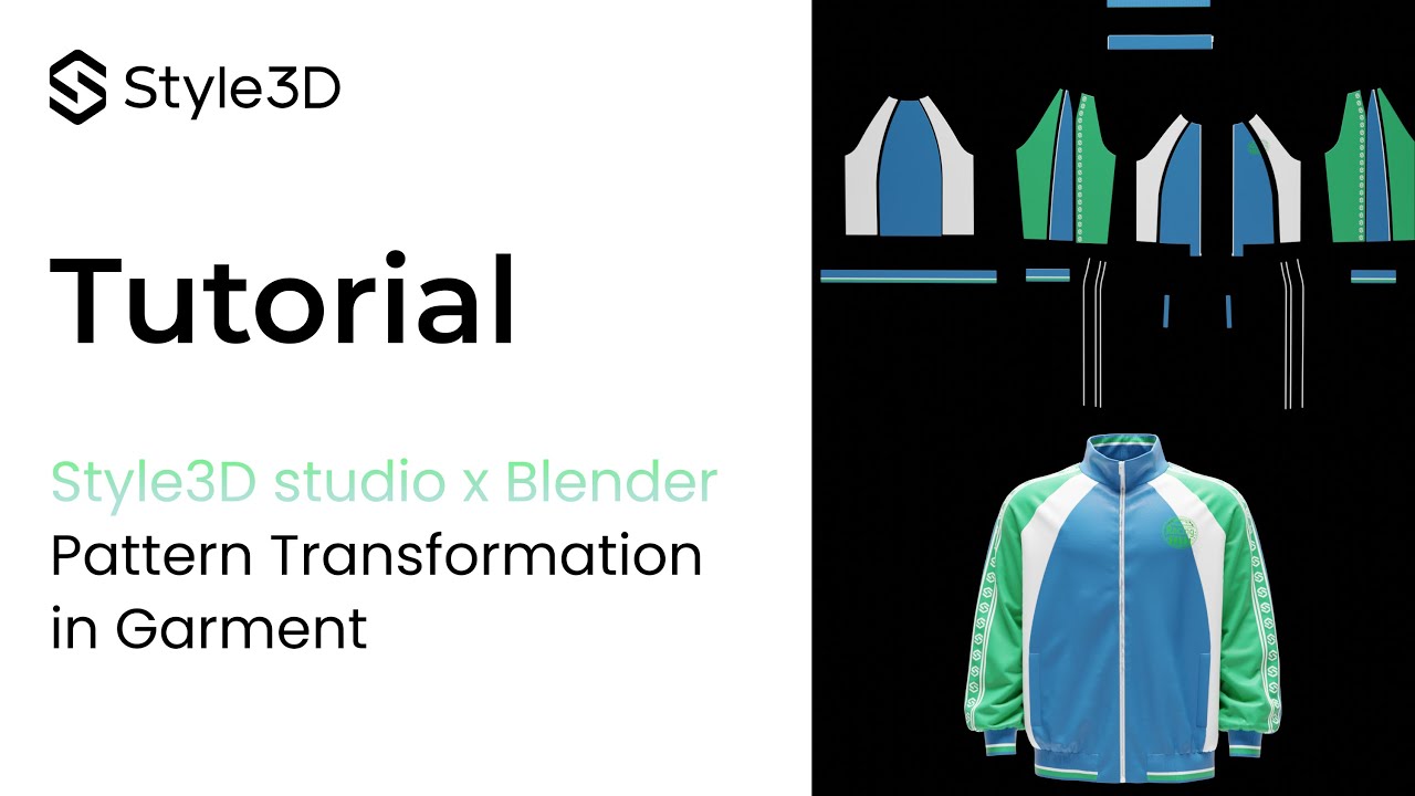 Style3D - Style3D studio x Blender I Pattern Transformation in Garment