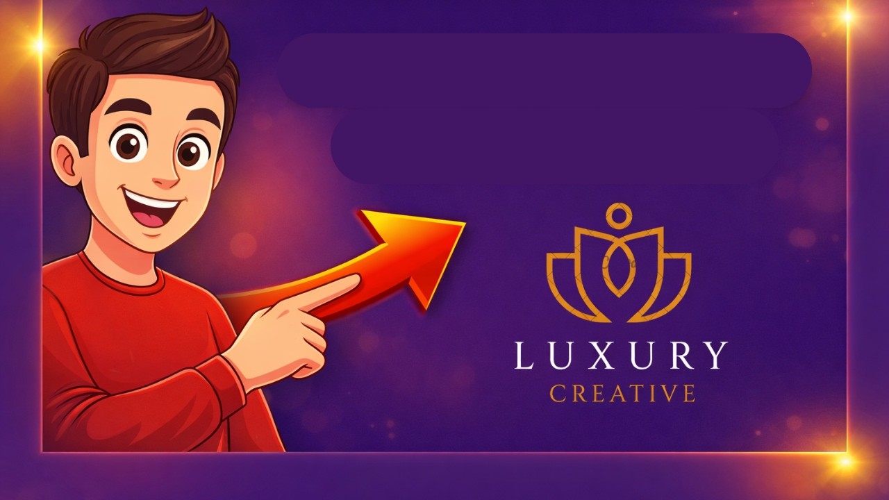 Luxury Creative Logo Design in Canva | Purple & Gold Premium Brand Logo Tutorial