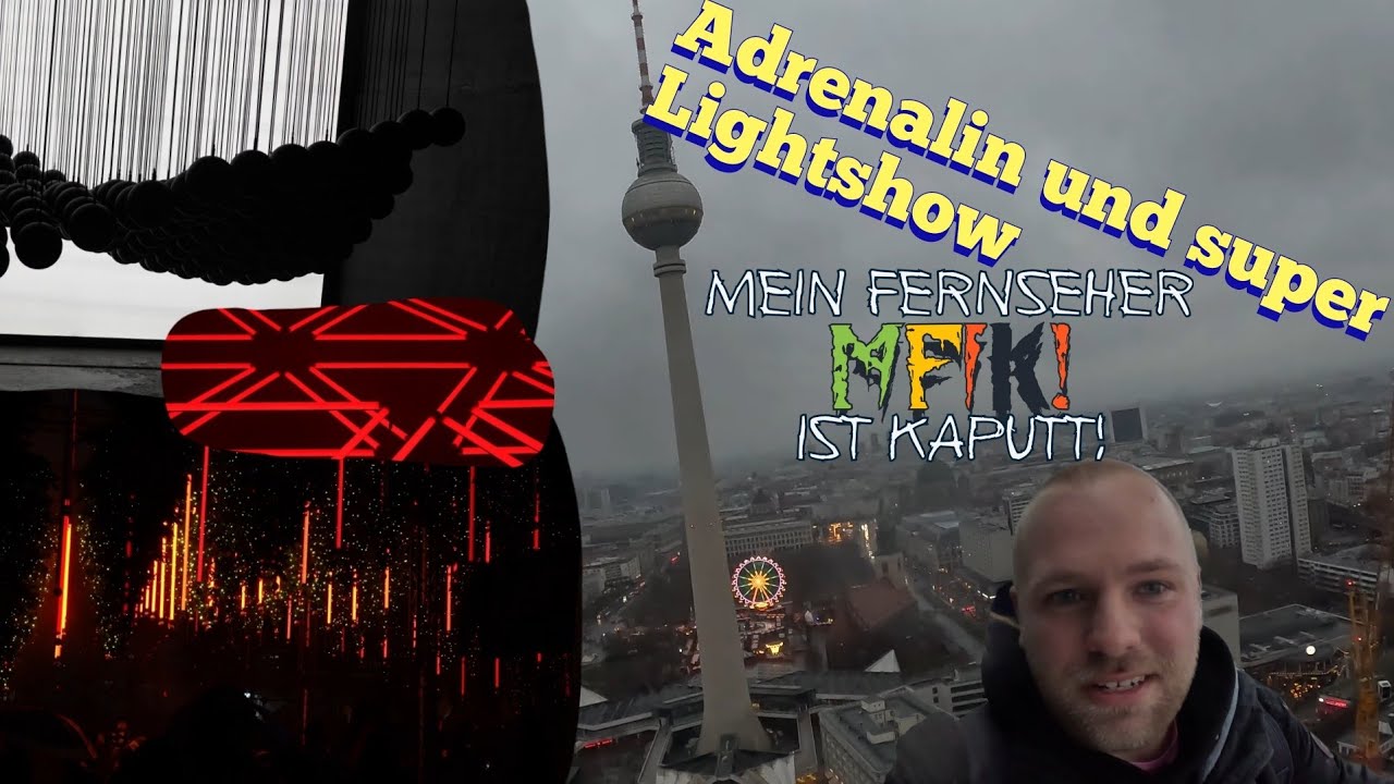 Erst Adrenalin und dann krasse Light Show [VLog] Berlin High Swing und Dark Matter