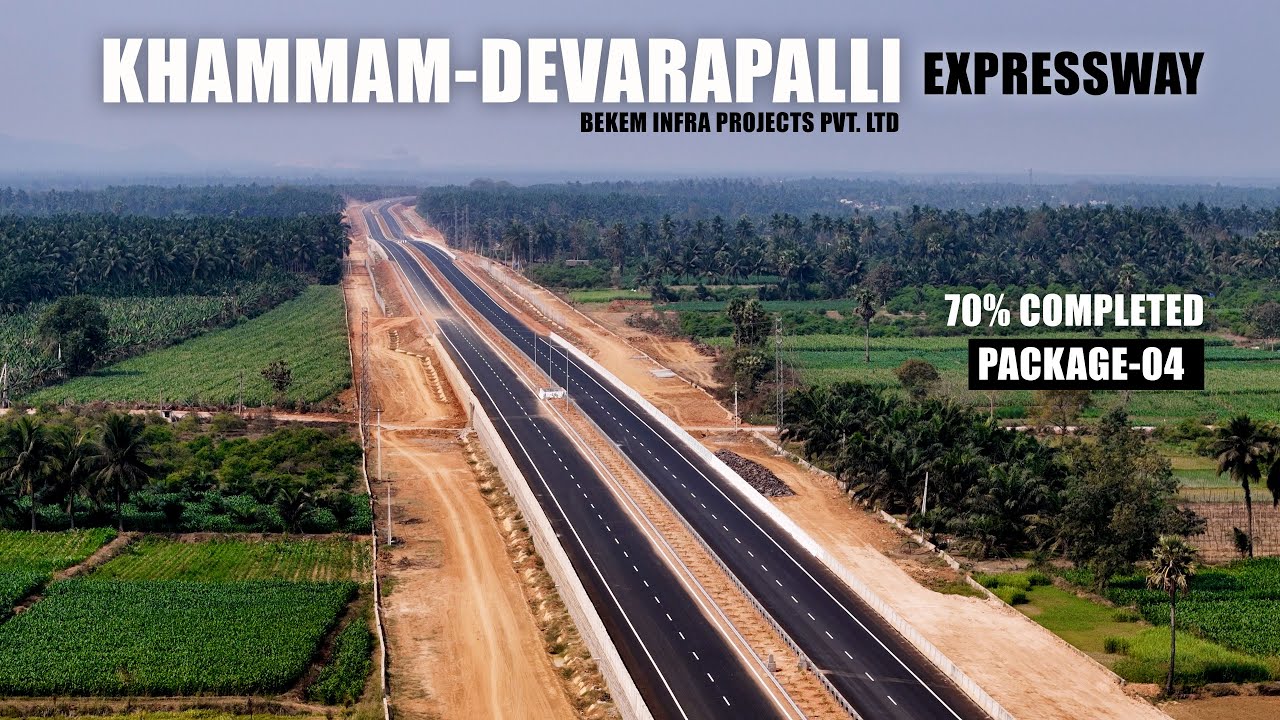 Khammam–Devarapalli Greenfield Highway Update | Hyderabad to Vizag Corridor Progress Package-04 🚧