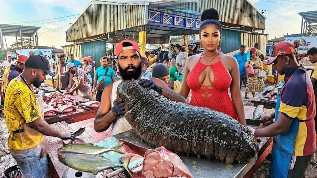 Amazing Village Seaside Fish Market | Hidden Paradise Morning Catch