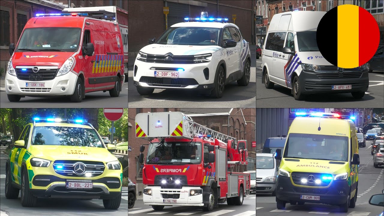 [Alarm & Airhorn] Services de secours Liège (collection) #10