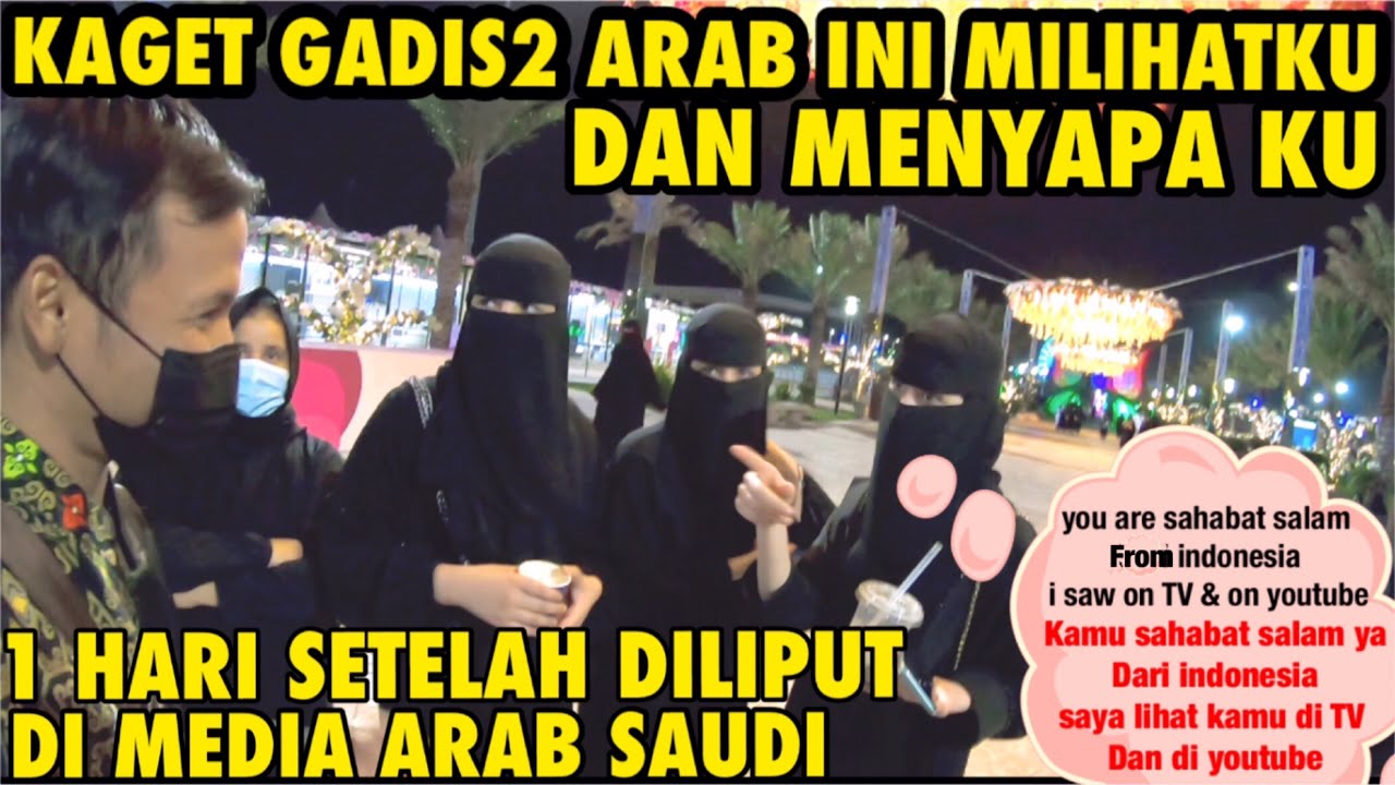 GADIS2 ARAB INI KAGET MELIHATKU & MENYAPAKU |KAMU SAHABAT SALAM AKU LIHAT KAMU DI TV |KAMU VIRAL
