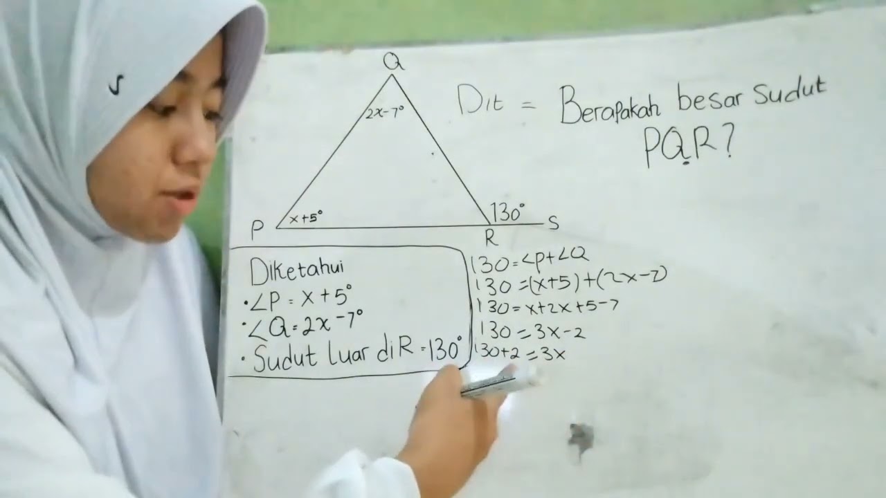 Materi : Sudut Pada Segitiga oleh Azalea Maharani kelas 9.6
