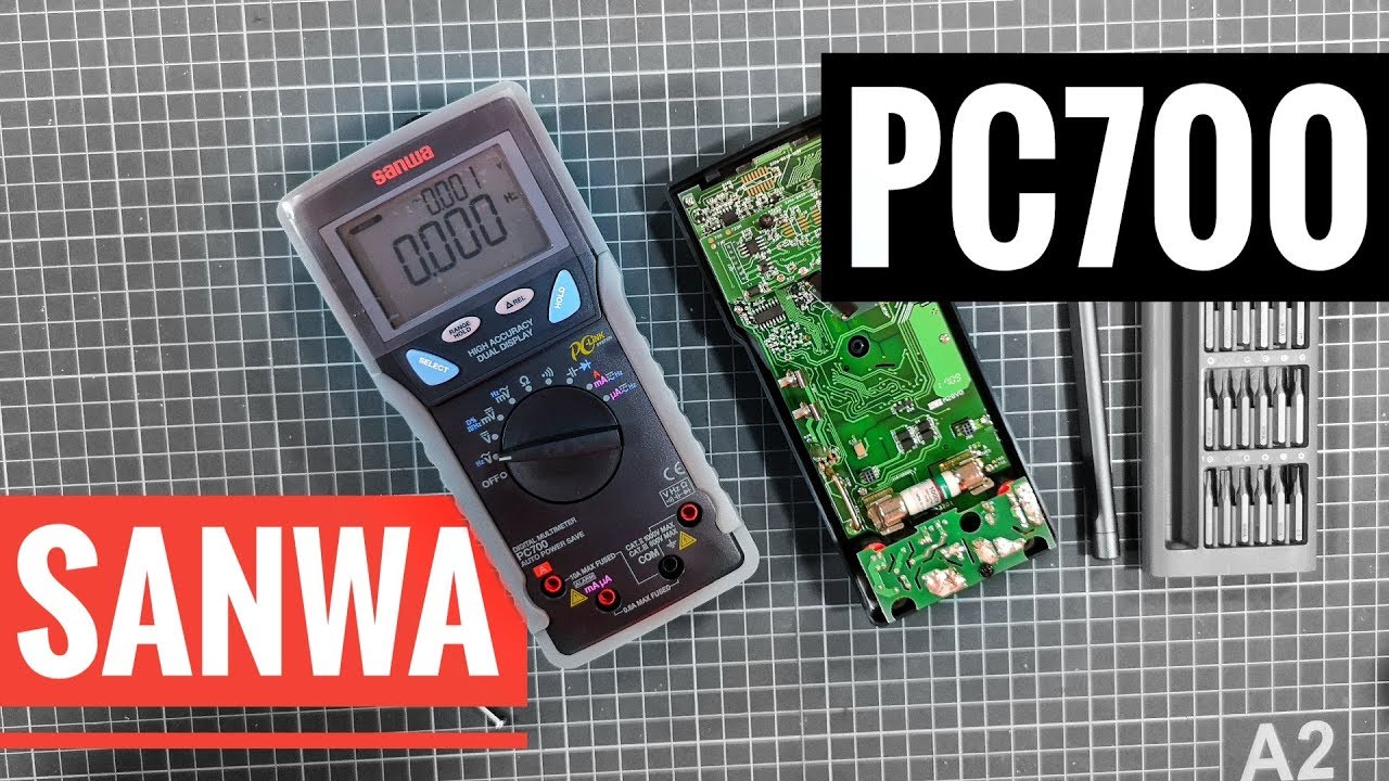 Мультиметры Sanwa PC700, PC710, PC720M. Обзор со всеми режимами измерения и частичной разборкой.