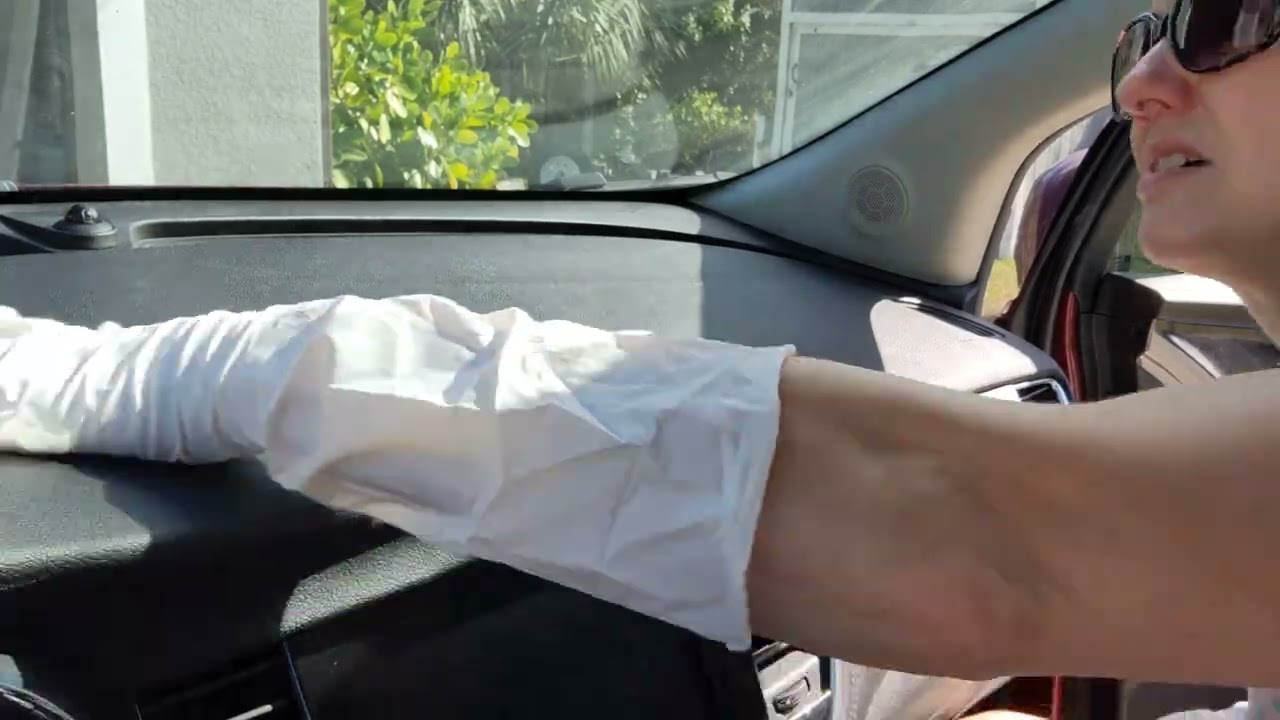 ASMR-Car Detailing Wiping Spraying No Talking