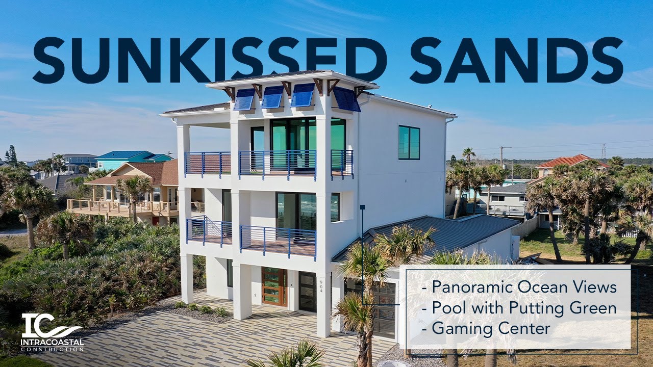 Our Showcase Home - Meet Sunkissed Sands | 3,478 SF Oceanfront Home with Panoramic Views