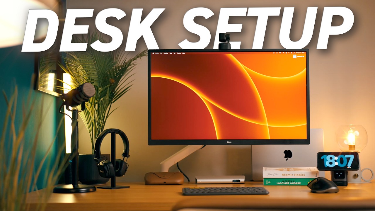 Il mio nuovo DESK SETUP MINIMAL e SUPER PRODUTTIVO!