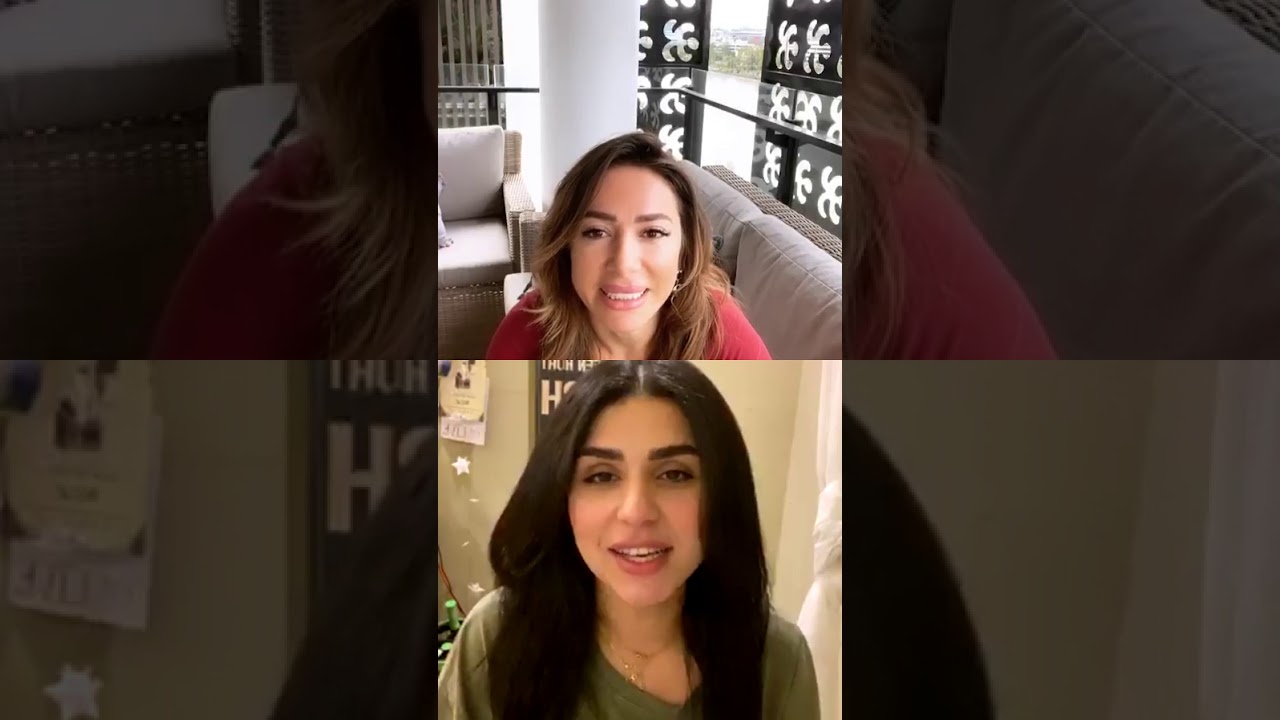 لايف المدربة نادز مع الفنانة شيماء