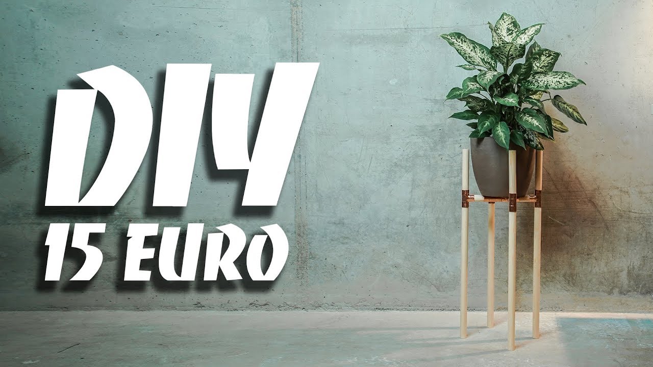 DIY PFLANZENGESTELL - minimalistisch und einfach | EASY ALEX