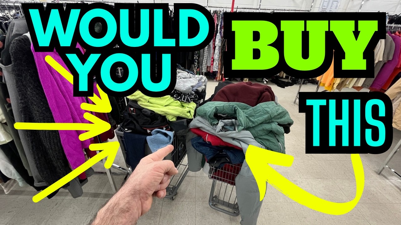 Thrifting Clothes For My Online eBay Reselling Business