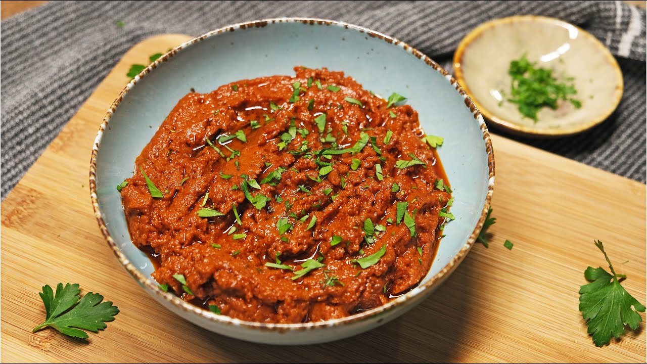 Это так просто и быстро! Самая вкусная закуска - Мухаммара!