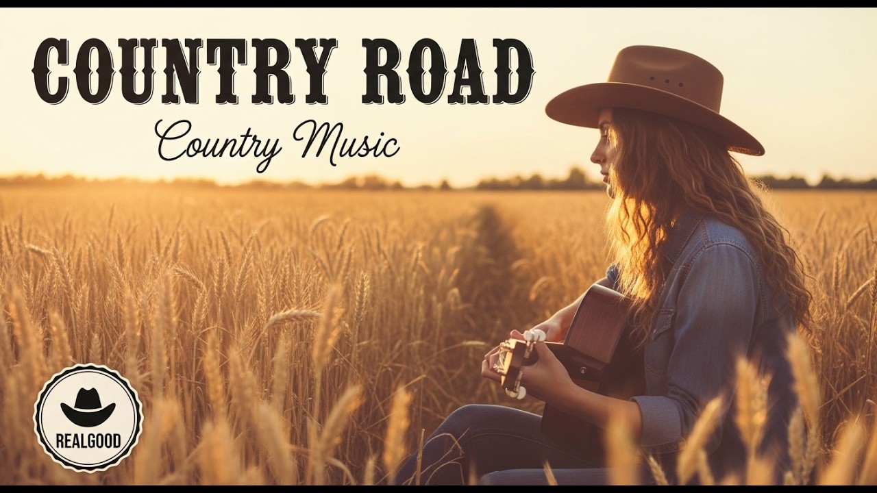 Relaxing Country Music for Long Drives – Peaceful Acoustic Road Vibes | Realgood