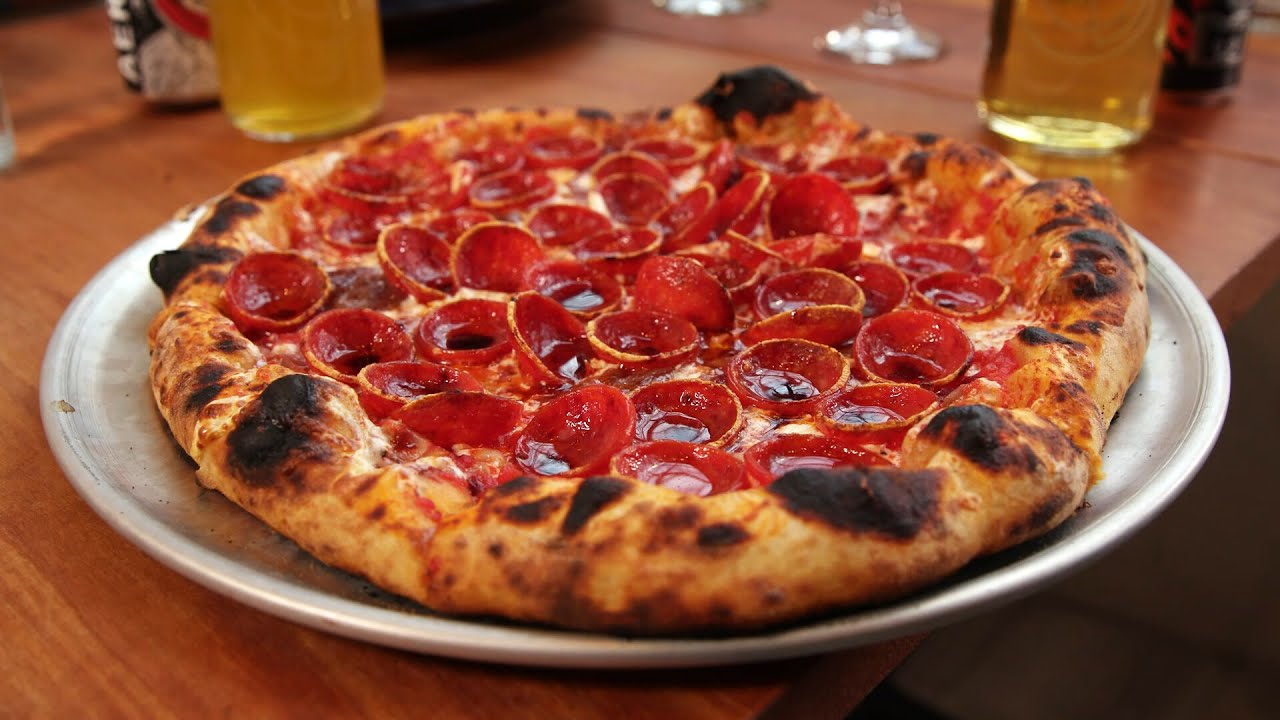 Delicious Pizza from Source Restaurant in Harvard Square, Cambridge