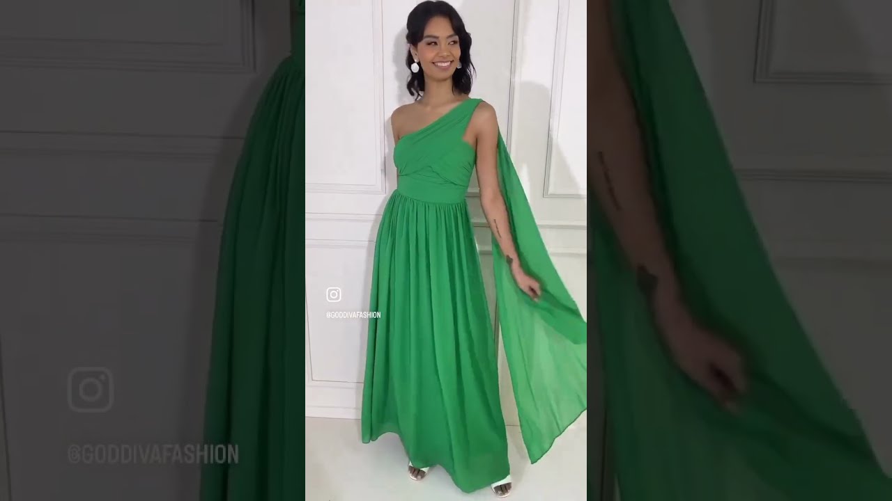 Charming one shoulder dress | Goddiva