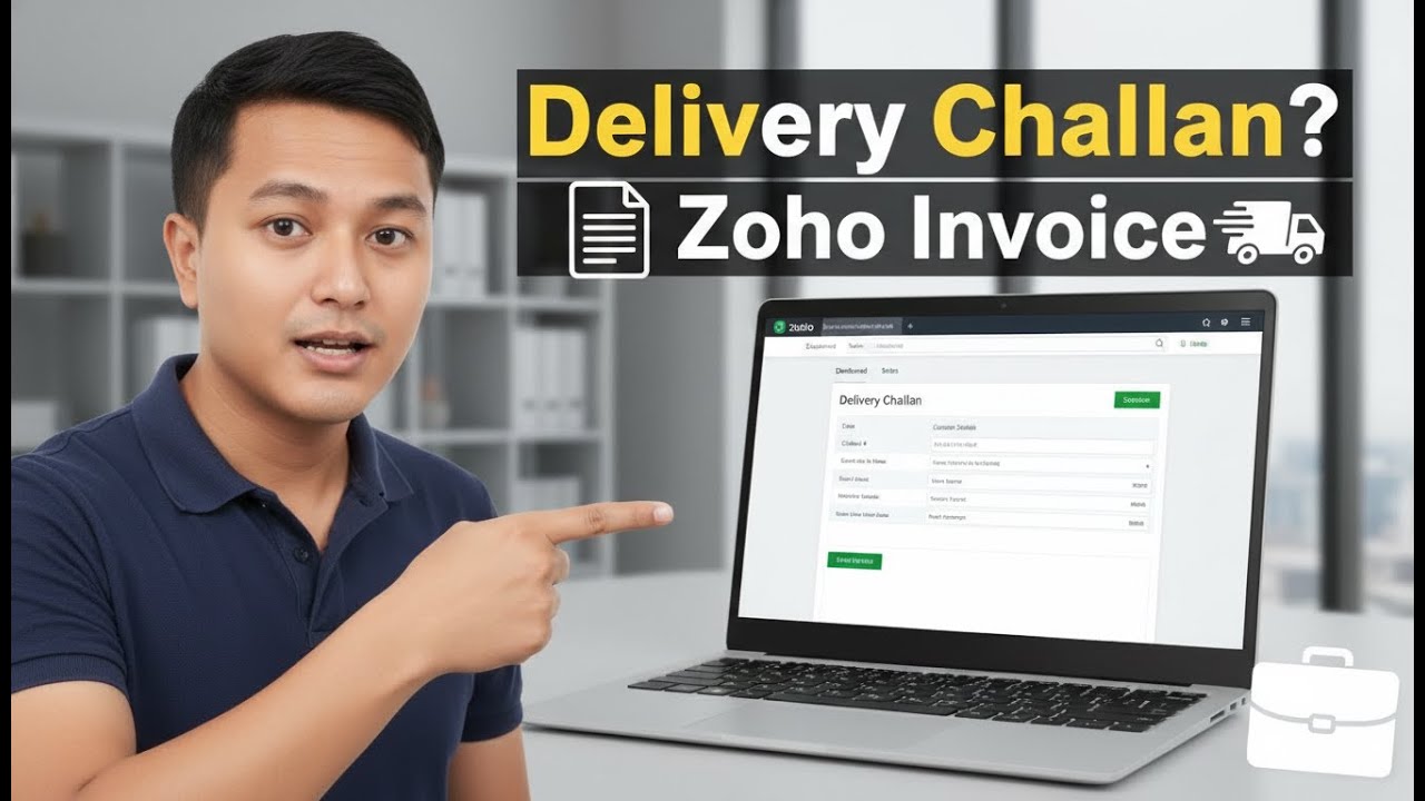 How to Create Delivery Challans in Zoho Invoice | Zoho Invoice Delivery Challan