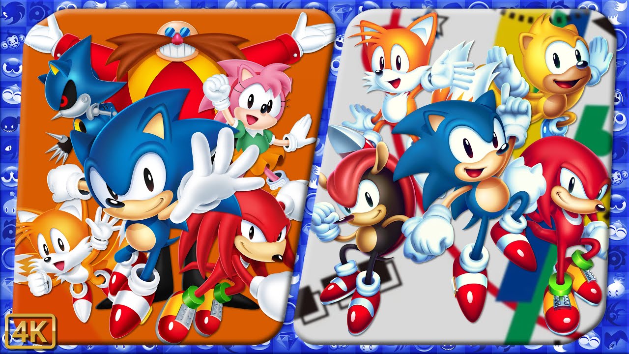 Sonic 1, CD Japan, 2, 3 & Knuckles, and Mania Plus ⁴ᴷ Full Playthroughs 100% (Story Mode)
