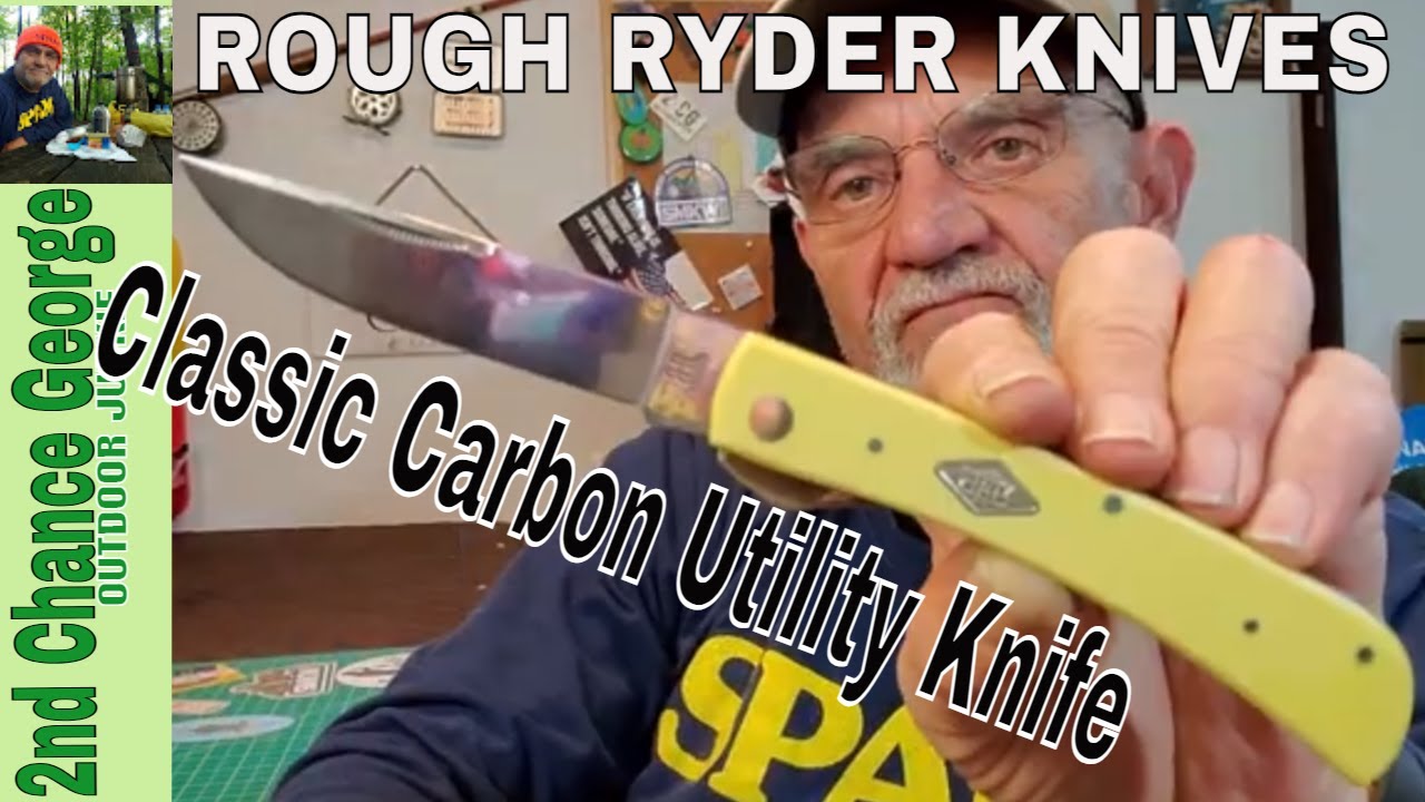 Rough Ryder Classic Carbon Utility Linerlock Knife - Both RR and I struggled with this one...Lordy